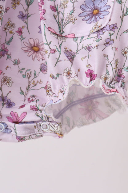Purple Garden Ruffle Bubble