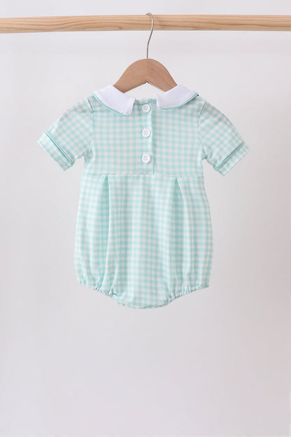 Green Gingham Bubble