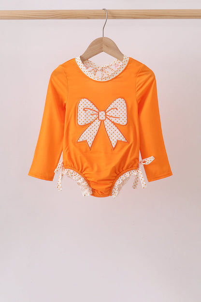 Orange Bow Rashguard