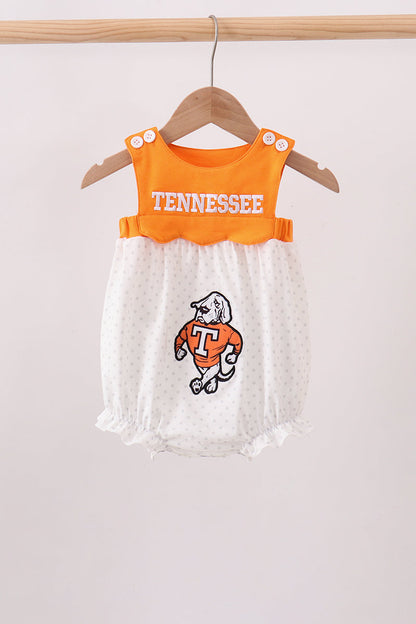 Orange Tennessee Applique Bubble