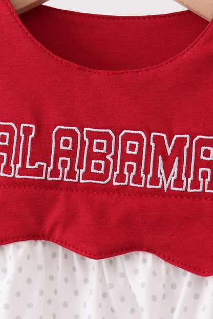 Maroon Alabama Applique Bubble