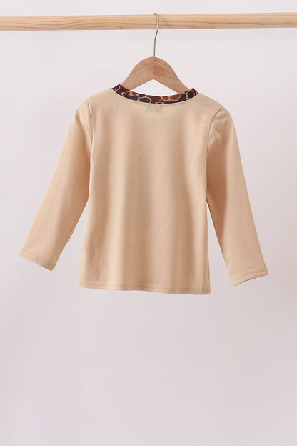 Camouflage duck applique top