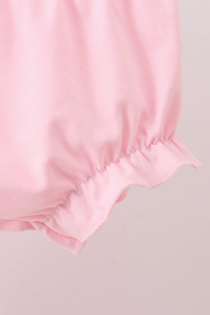 Pink Mallard Applique Gingham Bloomer Set