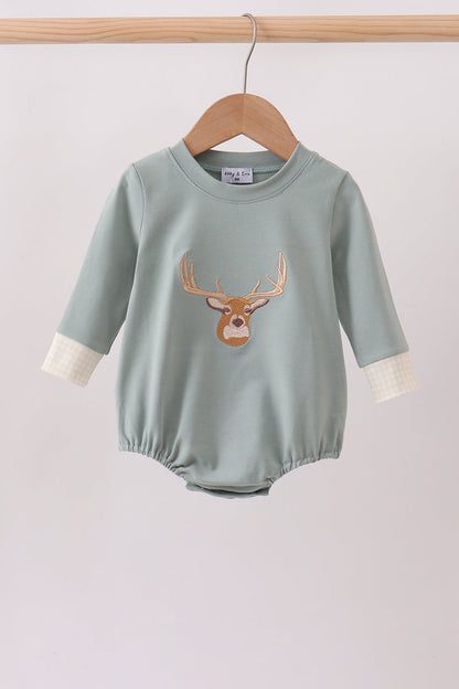 Sage Deer Embroidery Bubble
