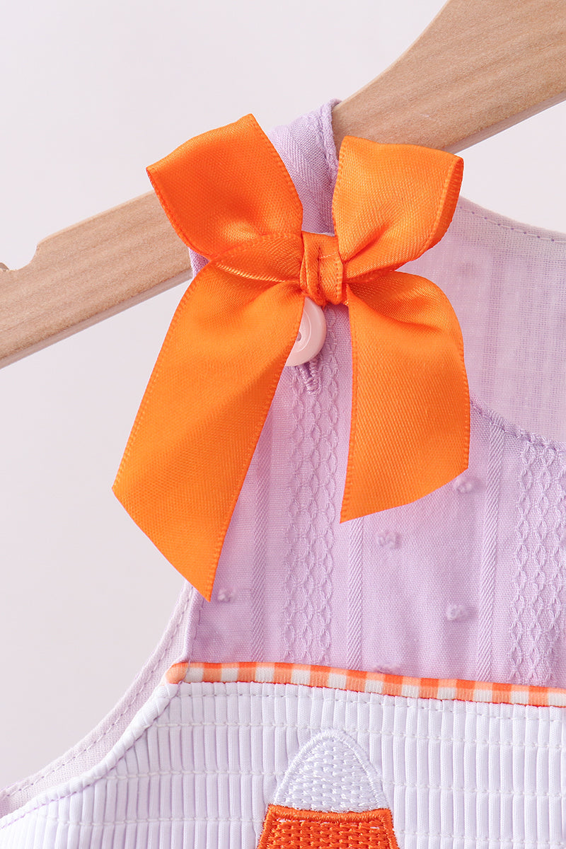 Purple Candy Smocked Bloomer Set
