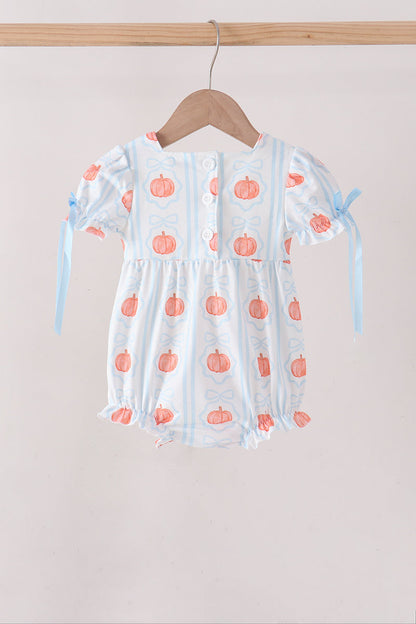 Blue Pumpkin Embroidery Bubble