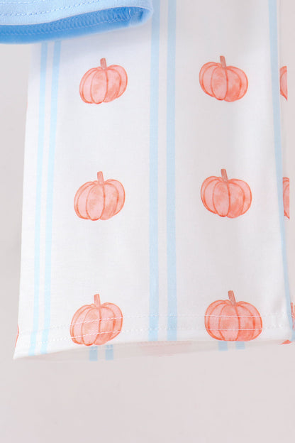Blue Pumpkin Embroidery Pants Set