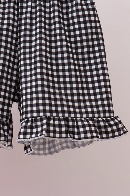 Red Georgia Go Dawgs Smocked Ruffle Shorts Set