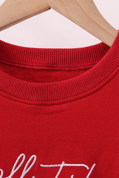 Maroon Alabama Roll Tide Embroidery Top