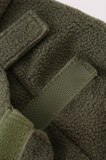 Green Fleece Bow Coat