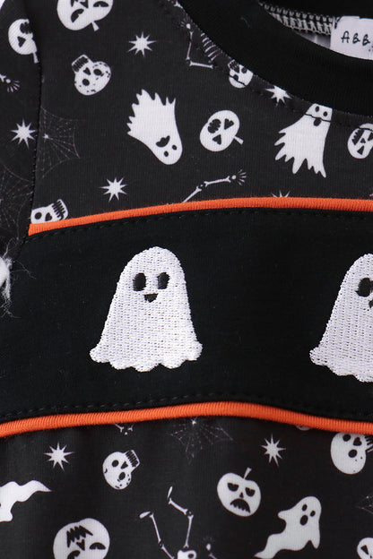 Orange Ghost Embroidery Bubble