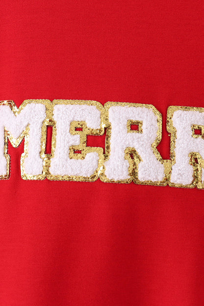 Red Merry French Knot Mom&me Top