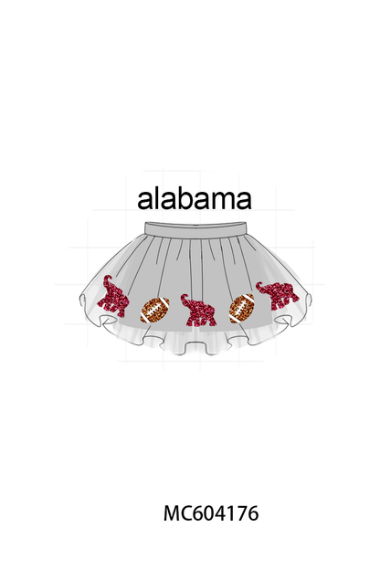 Alabama football sequin tutu dress