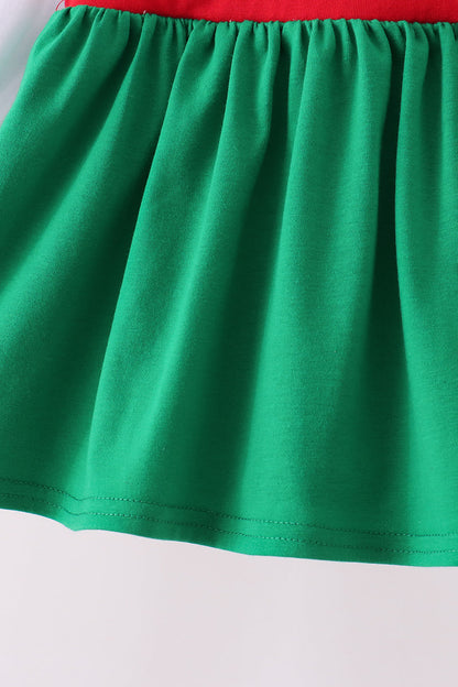 Green Gingerbread Smocked Bloomer Set