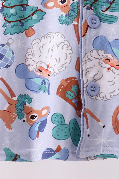 Blue Cowboy BAMBOO Pajama Set