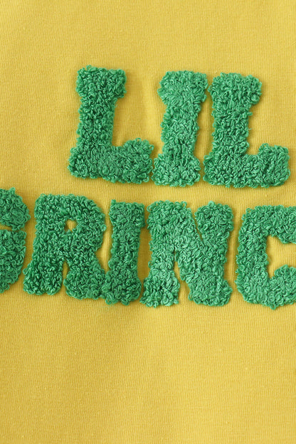 Green Grinch French Knot Top