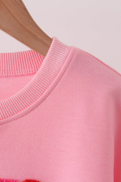 Pink Santa Baby French Knot Mom&me Top