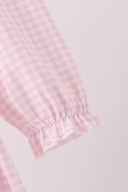 Pink Nutcracker Smocked Ruffle Dress
