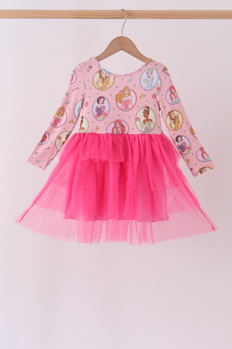 Pink Princess Bamboo Tulle Dress