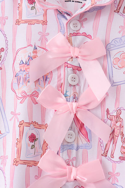 Pink Character Bamboo Pajama Set