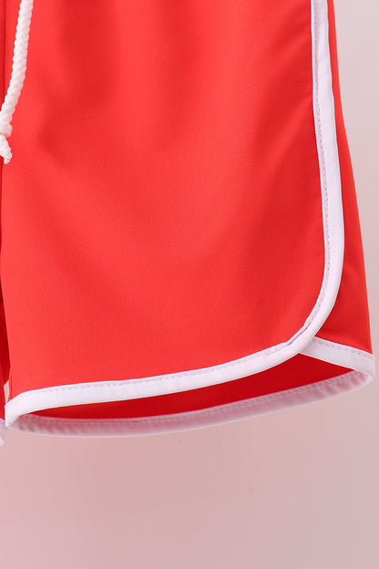 Coral active shorts set