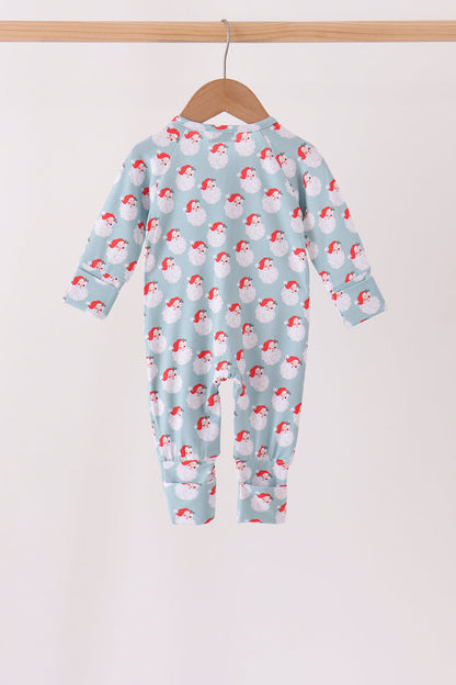 Sage santa claus bamboo romper