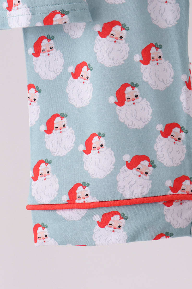 Sage santa claus bamboo pants set