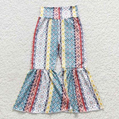 Sibling Baby Girls Western Boots Howdy Bell Bottom Pants