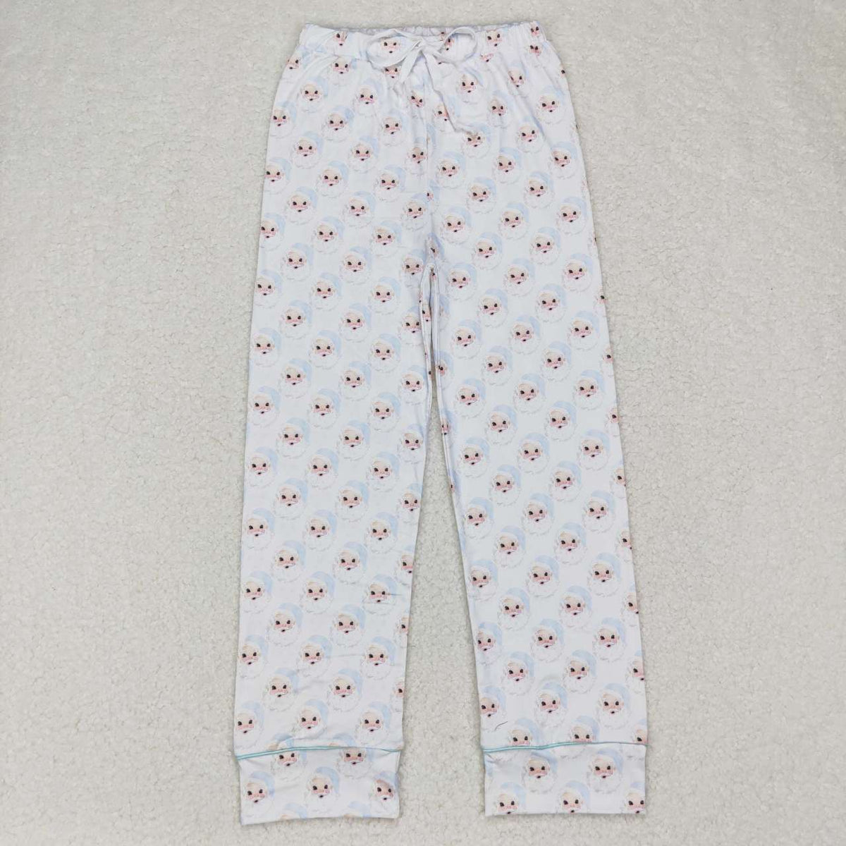 Sibling Adult Men Women Santa Cows Holly Checked Christmas Pajamas Flare Pants