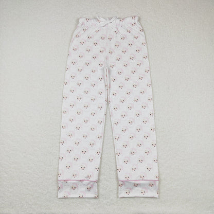 Sibling Adult Men Women Santa Cows Holly Checked Christmas Pajamas Flare Pants