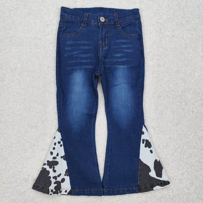 Sibling Baby Girls Hot Blue Bell Bottom Denim Pants Jeans