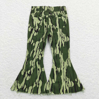 Sibling Baby Boys Girls Camouflage Hunting Season Denim Jeans Pants