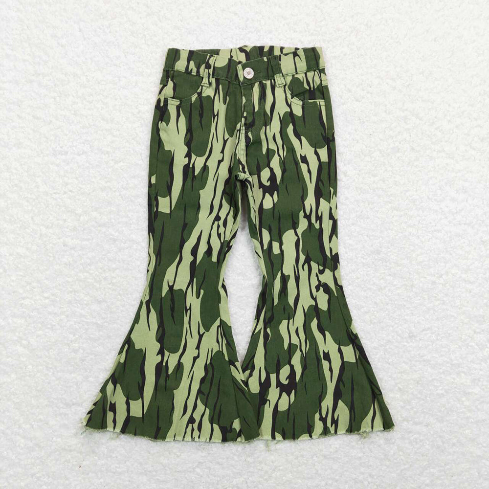Sibling Baby Boys Girls Camouflage Hunting Season Denim Jeans Pants