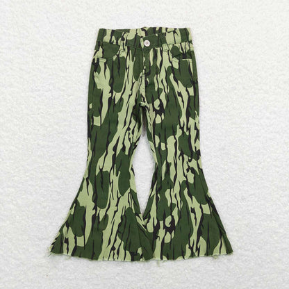 Sibling Baby Boys Girls Camouflage Hunting Season Denim Jeans Pants