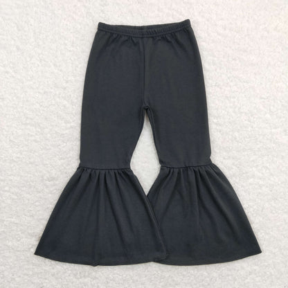 Sibling Baby Girls Spring Fall Ruffle Leggings Bell Bottom Pants