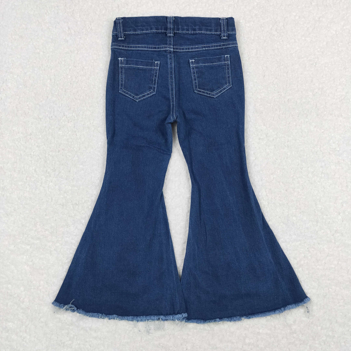 Sibling Baby Girls Hot Blue Bell Bottom Denim Pants Jeans