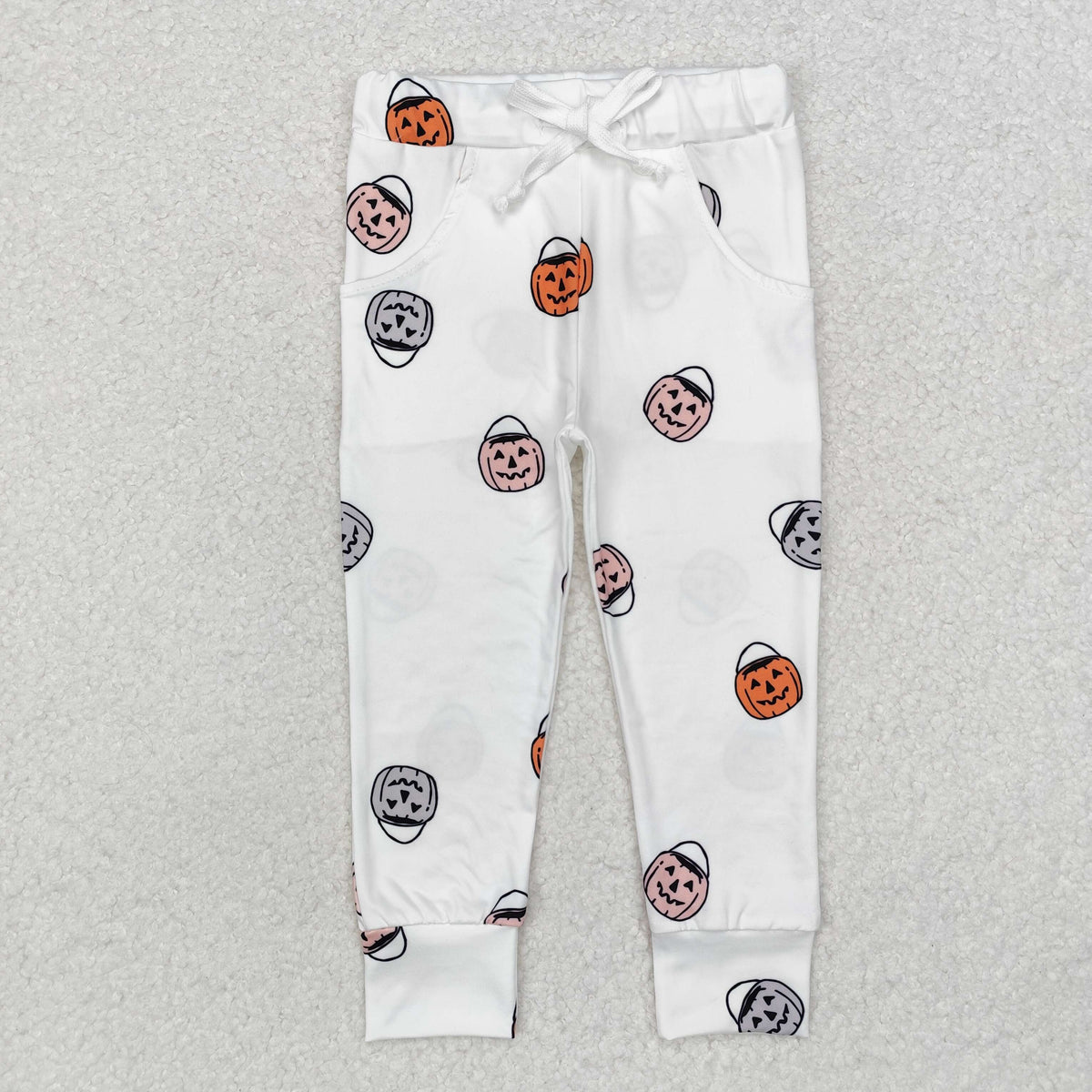 Sibling Baby Boys Halloween Ghosts Pumpkins Legging Pants Bottom