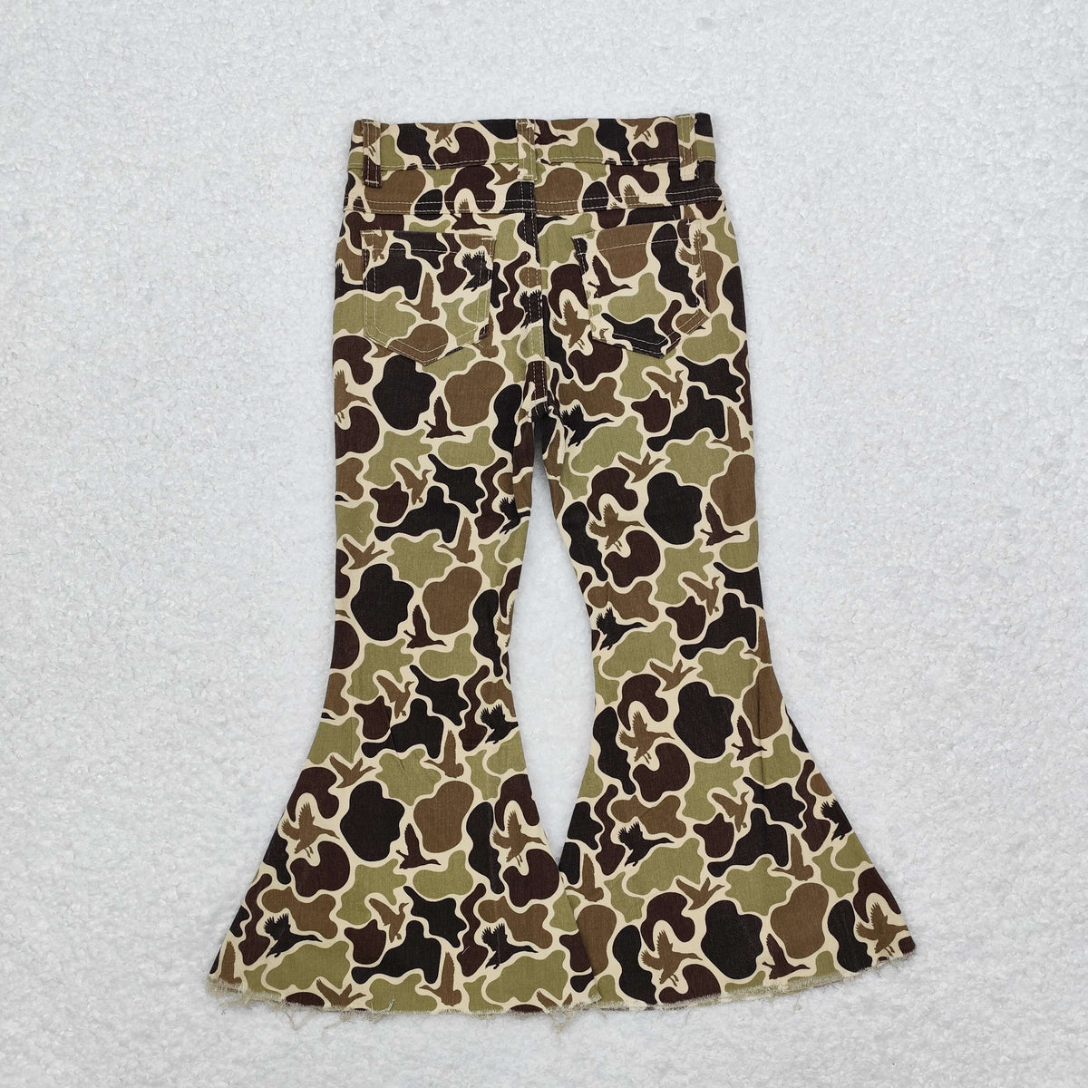 Sibling Baby Boys Girls Camouflage Hunting Season Denim Jeans Pants