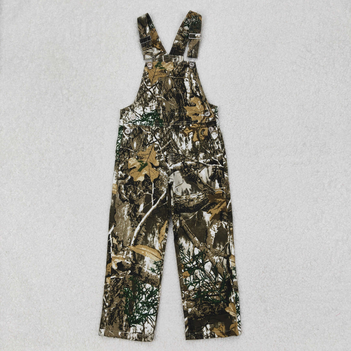 Sibling Baby Boys Kids Fall Hunting Camo Denim Strap jumpsuits Overall