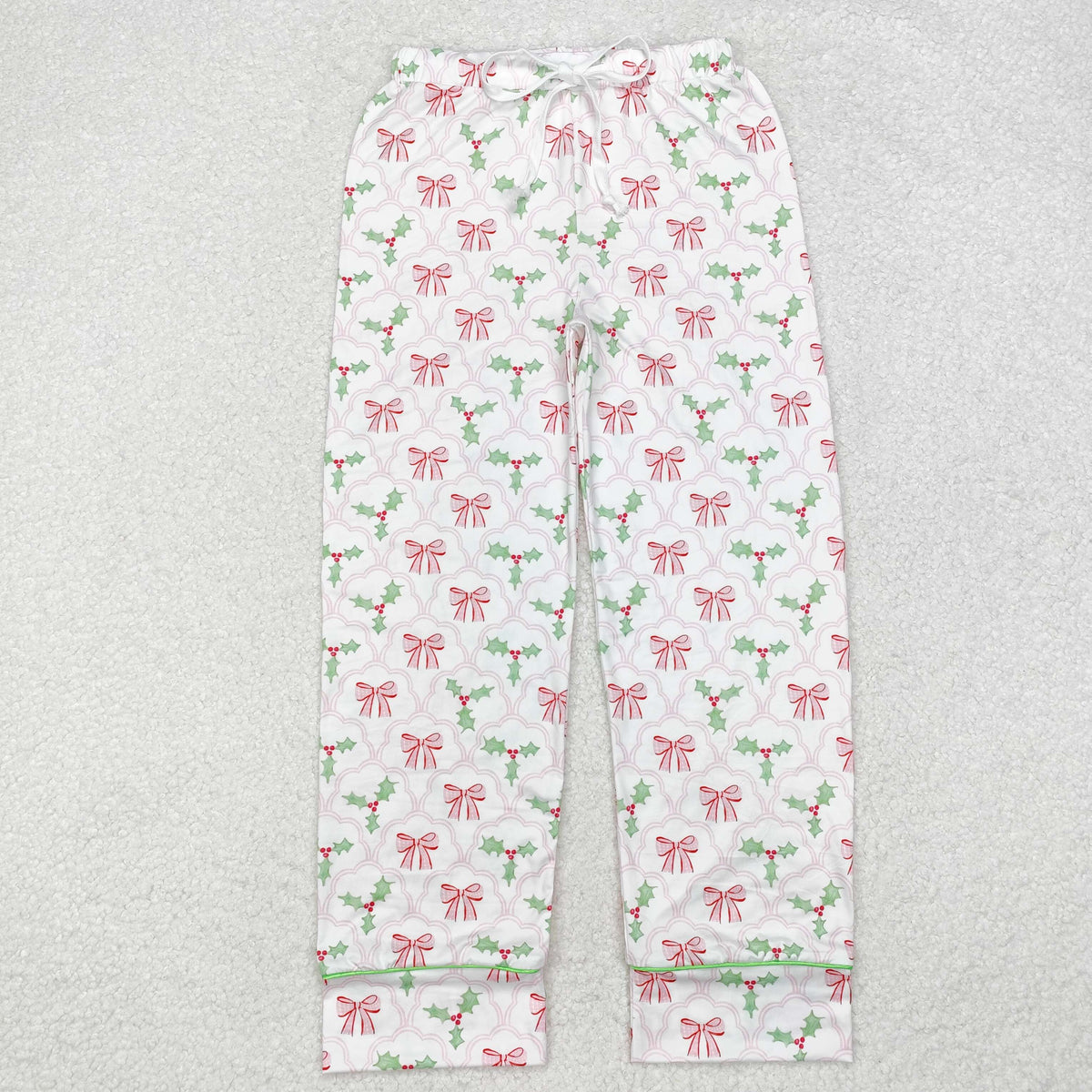 Sibling Adult Men Women Santa Cows Holly Checked Christmas Pajamas Flare Pants