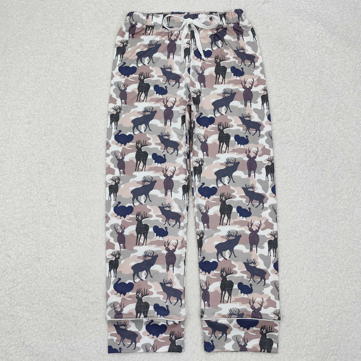 Sibling Adult Western Cows Horses Flowers Bell Bottom Flare Pants Bottom