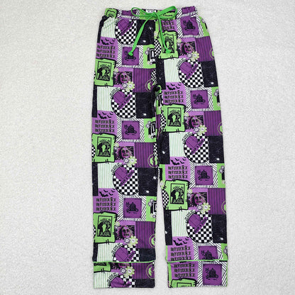 Sibling Adult Women Cartoon Mouses Bows Singers Pajamas Flare Pants