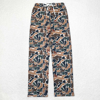 Sibling Adult Western Cows Horses Flowers Bell Bottom Flare Pants Bottom