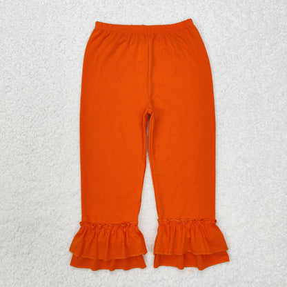 Sibling Baby Girls Spring Fall Ruffle Leggings Bell Bottom Pants