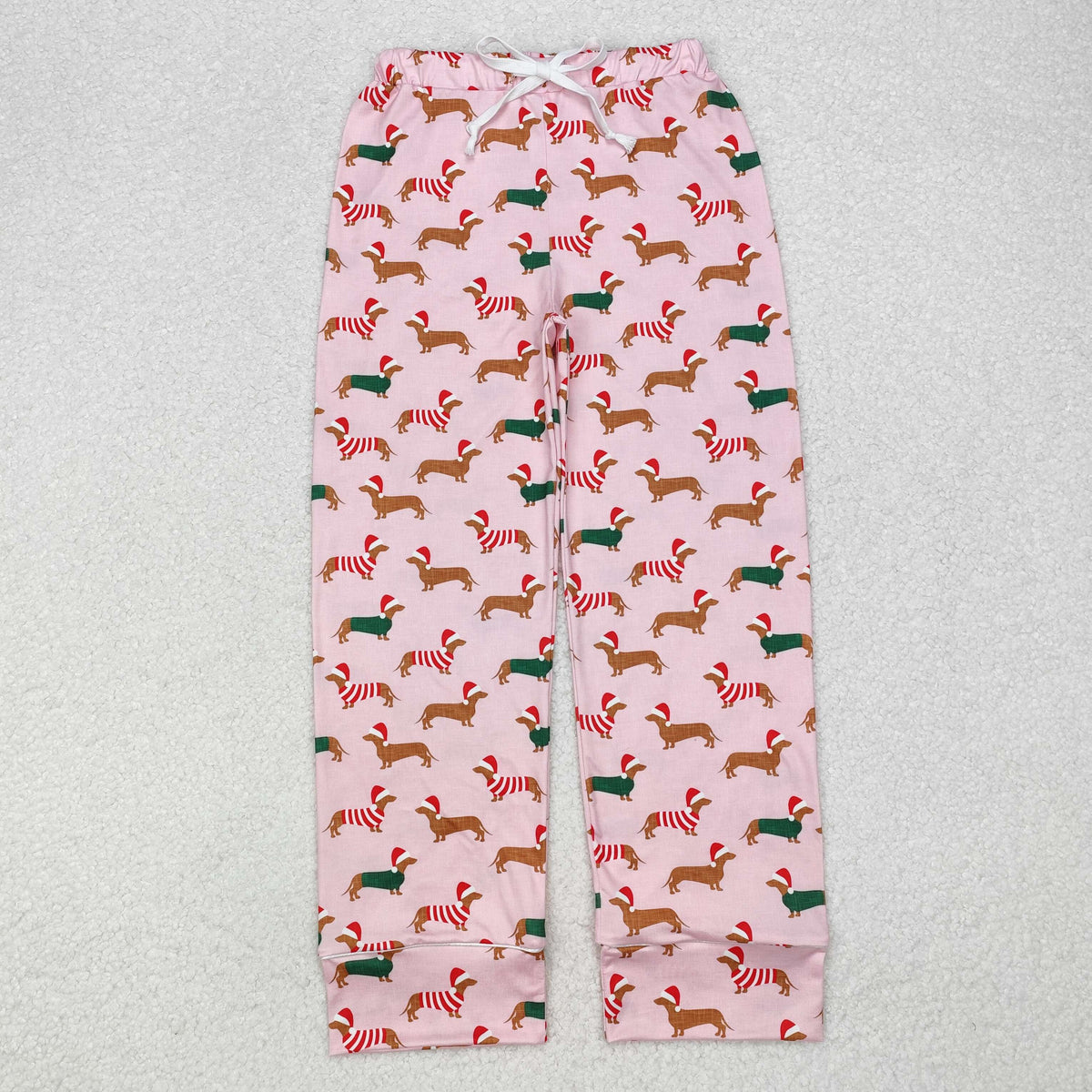 Sibling Adult Men Women Santa Cows Holly Checked Christmas Pajamas Flare Pants