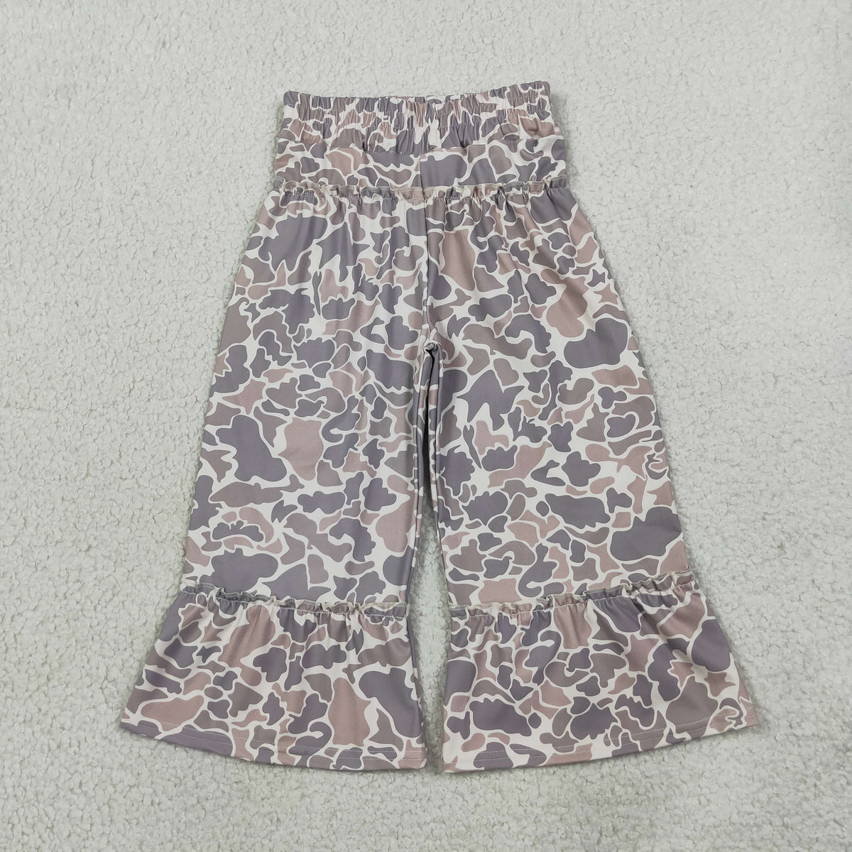 Sibling Baby Girls Camo Leopard Print Yoga Active Flare Pants Bottom
