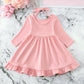 Soft Pink Ruffle Dress