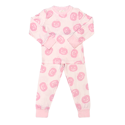 Kids' Pumpkins Pajamas - Pink