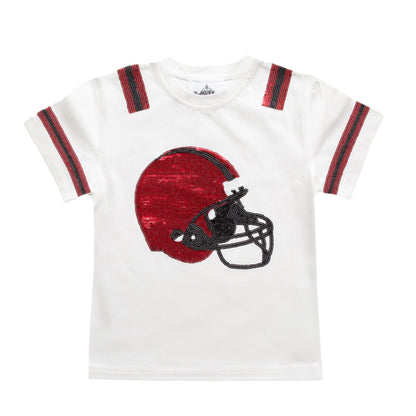Kids' Red and Black Helmet Shirt