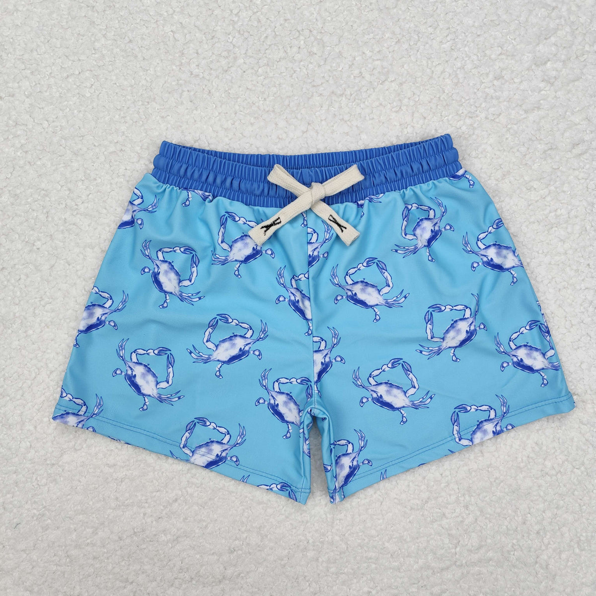 Sibling Baby Boys Summer Crab Fishes Trunks Swimsuits Swimwear